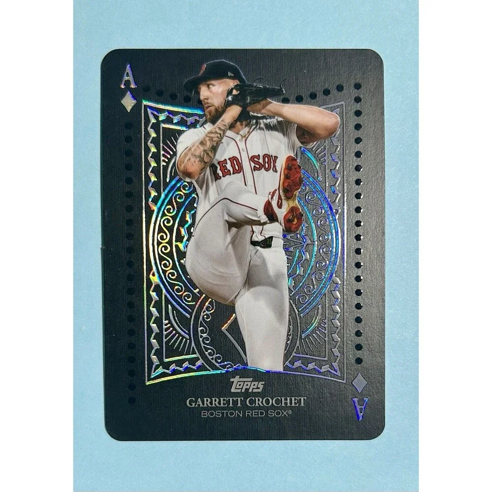 Garrett Crochet,  Boston Red Sox 2026 Ser 2,All Aces SSP Case Hit Card #AA-17 - Picture 2 of 4